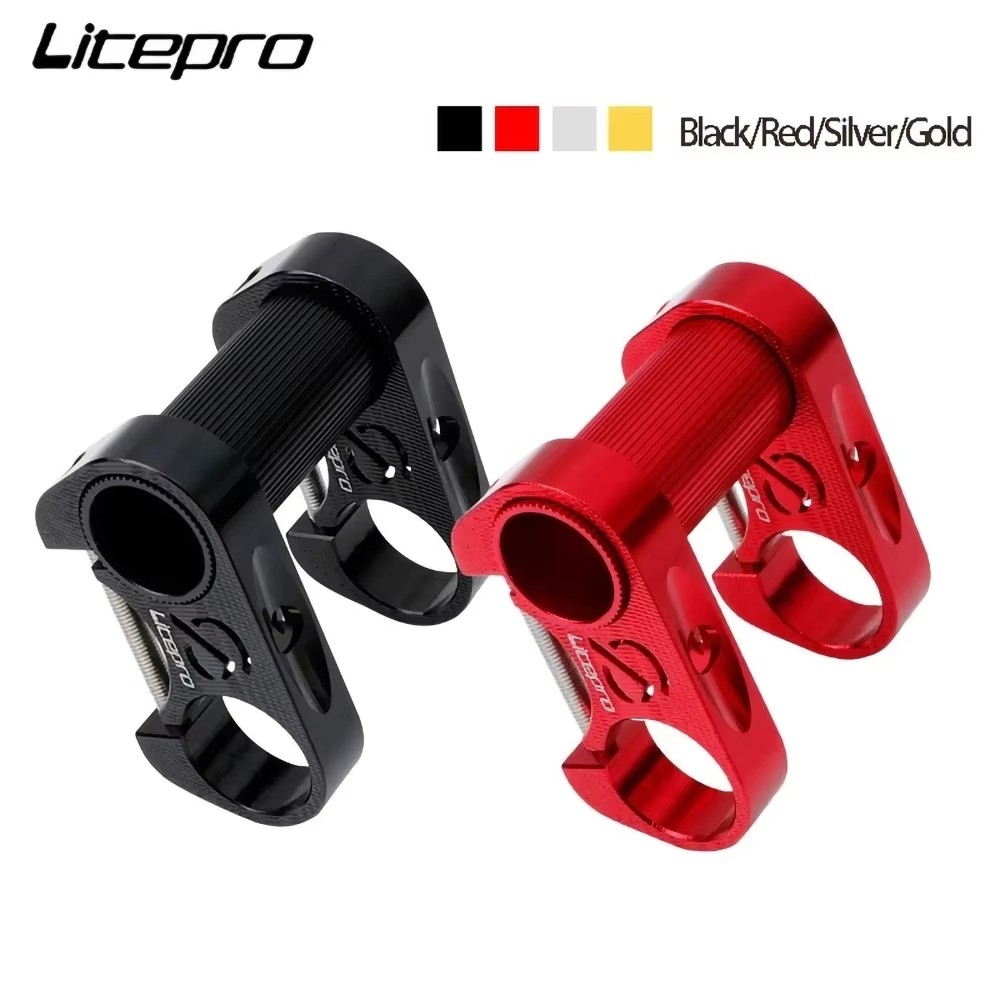 S95 Folding Bike Handlebar Dou - Bike Stem Riser avaliação e preço