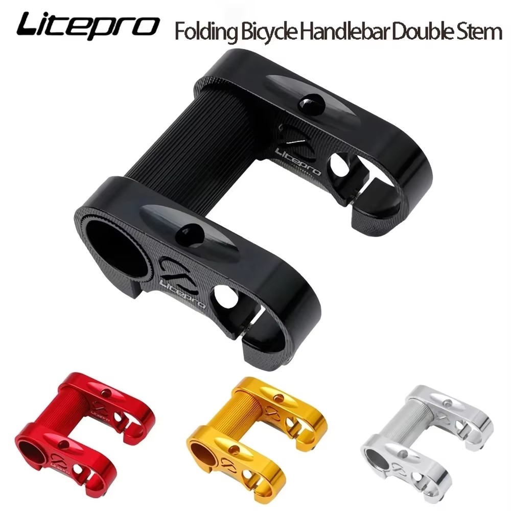 S95 Folding Bike Handlebar Dou - Bike Stem Riser avaliação e preço