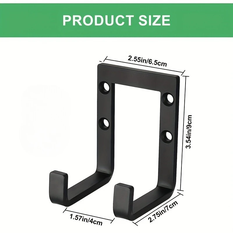 4PCS Wall Mounted Garage Hook, - Cycling Gear Wall Organizer avaliação e preço