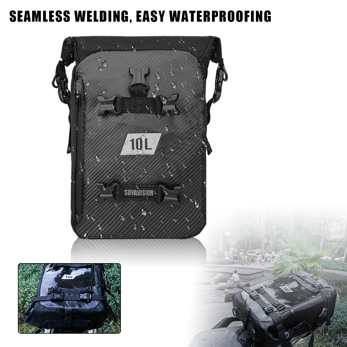 Waterproof Crash Bars Bag Moto - Cycling Backpack avaliação e preço