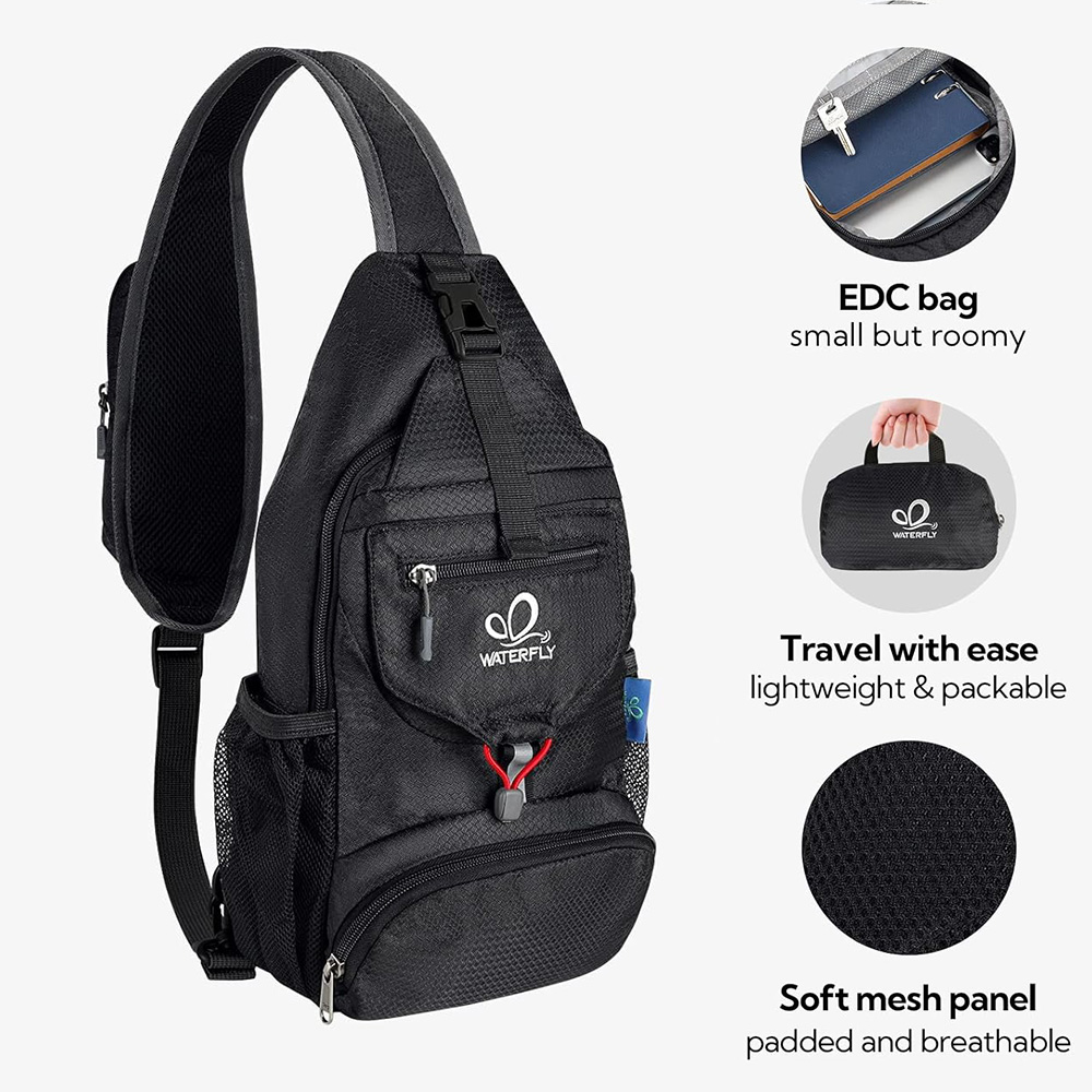 WATERFLY Chest Bag Shoulder Sm - Cycling Backpack avaliação e preço