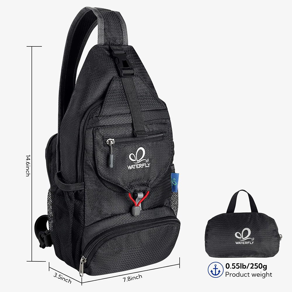 WATERFLY Chest Bag Shoulder Sm - Cycling Backpack avaliação e preço
