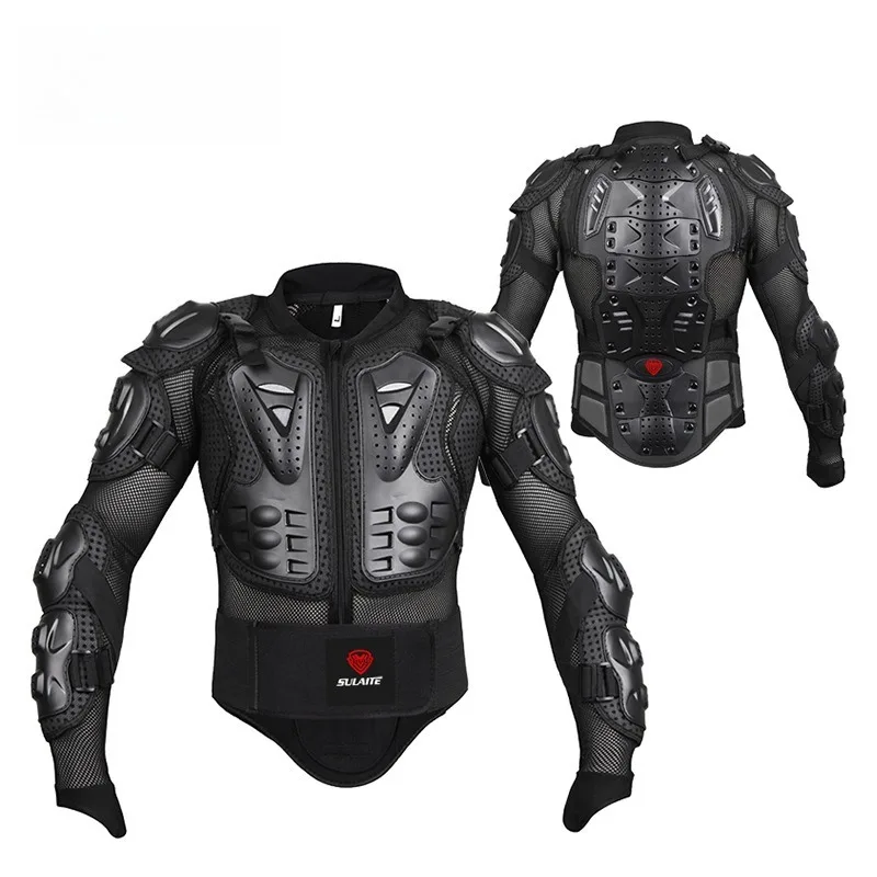 Black Anti-fall Cycling Protec - Cycling Gear Jacket avaliação e preço