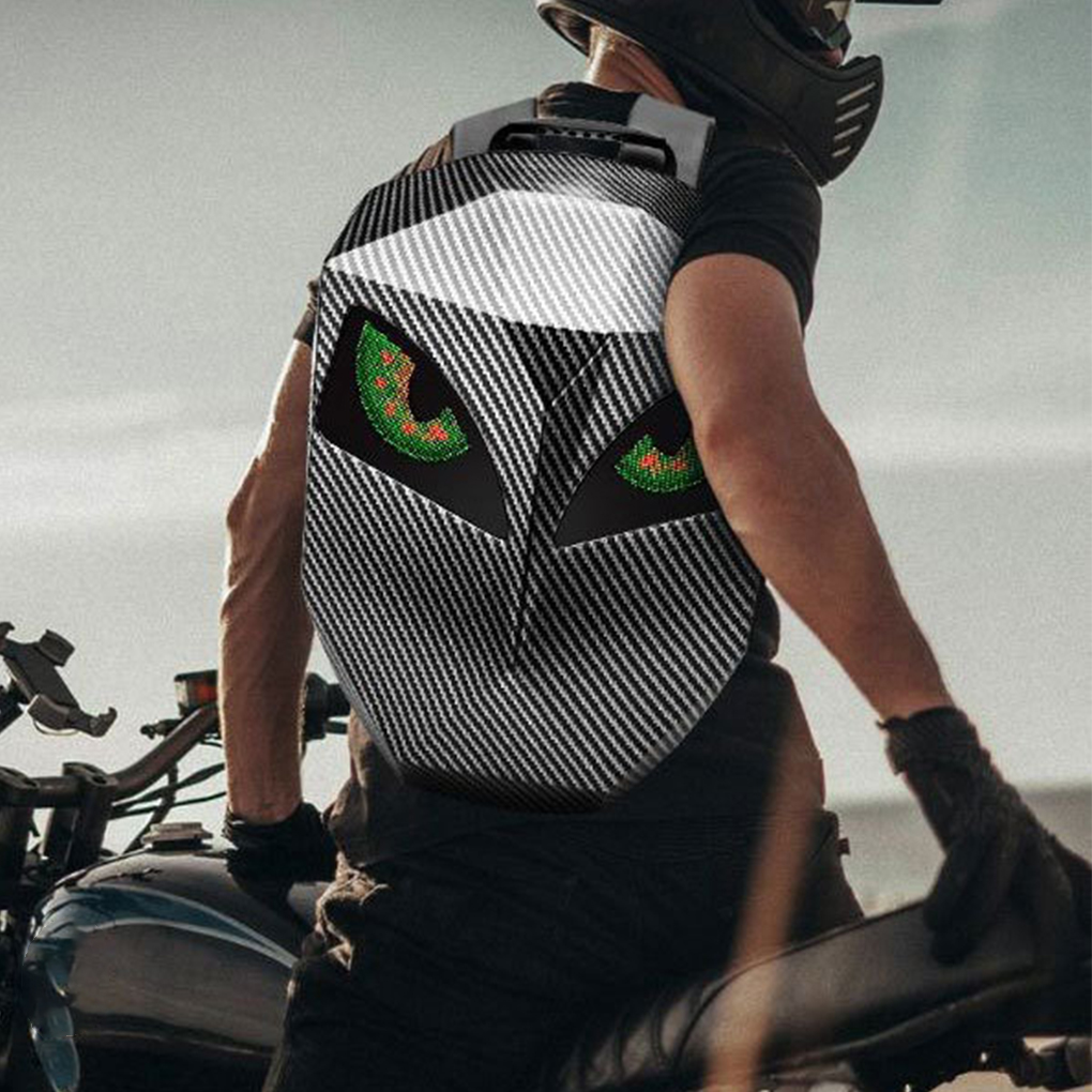 LED Backpack For Man PVC Hard  - Cycling Backpack avaliação e preço