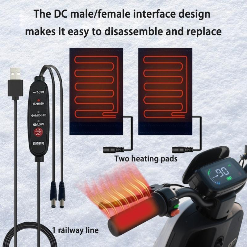 Electric Heated Grip Warmer Co - Cycling Gear For Cold Weather avaliação e preço