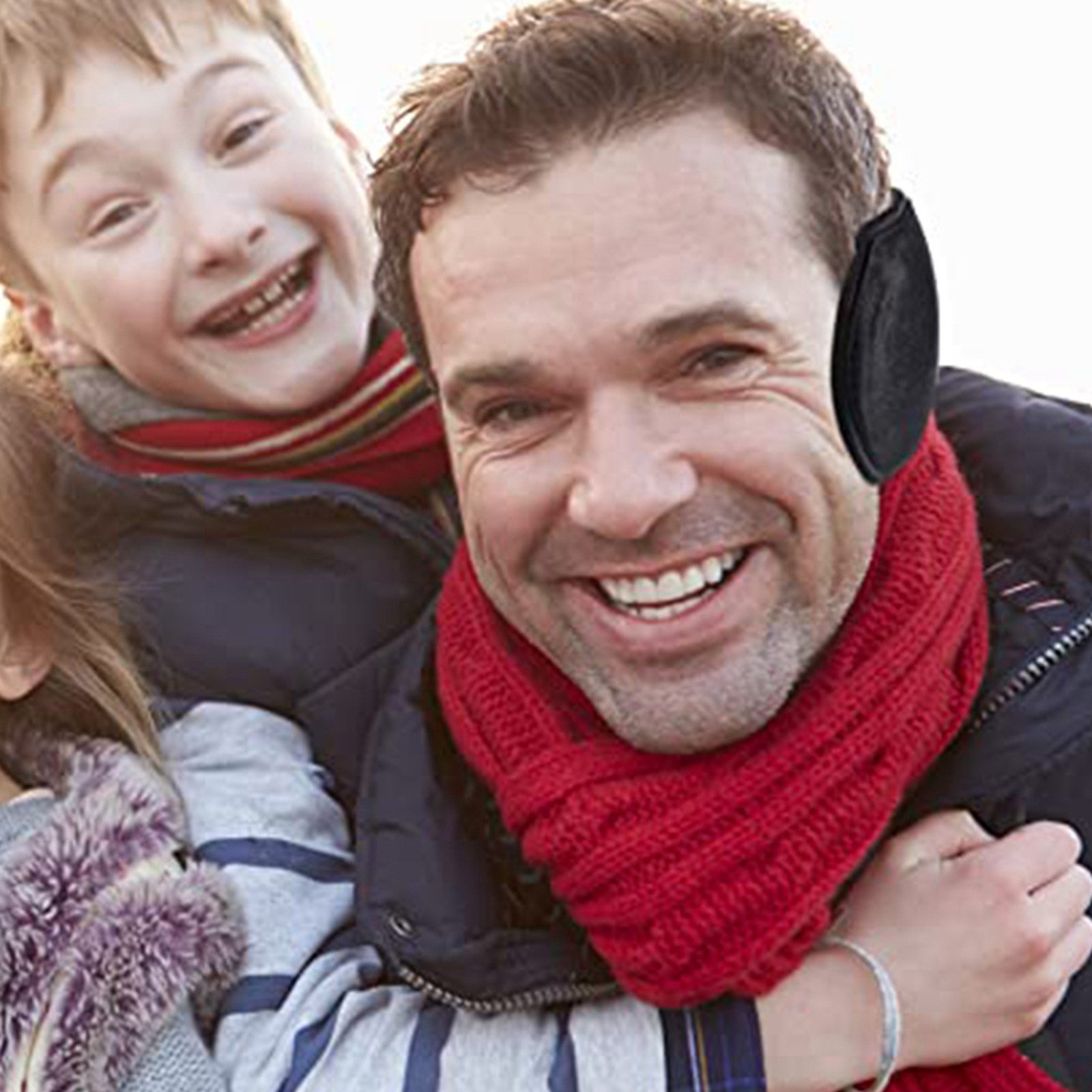 Winter Ear Muffs Warm Fleece F - Cycling Gear For Cold Weather avaliação e preço