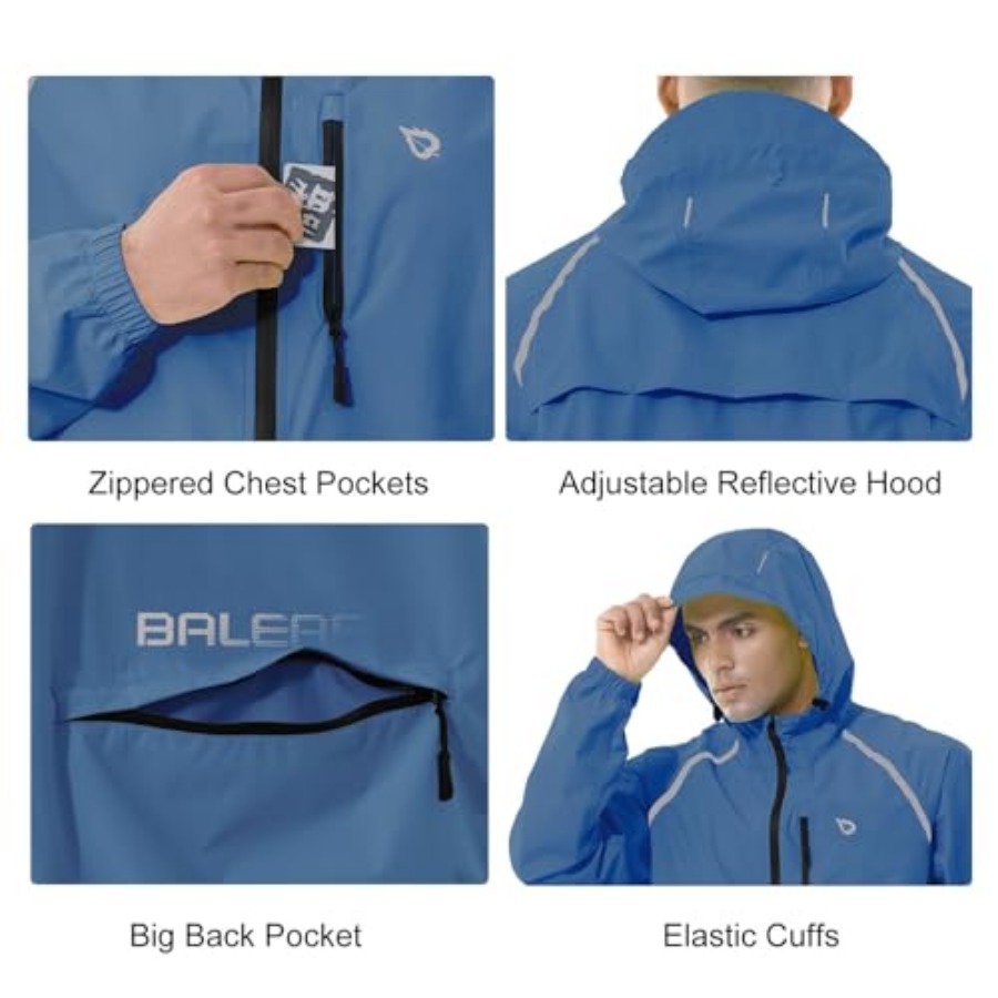 Men's Rain Jacket Waterproof W - Cycling Gear Jacket avaliação e preço